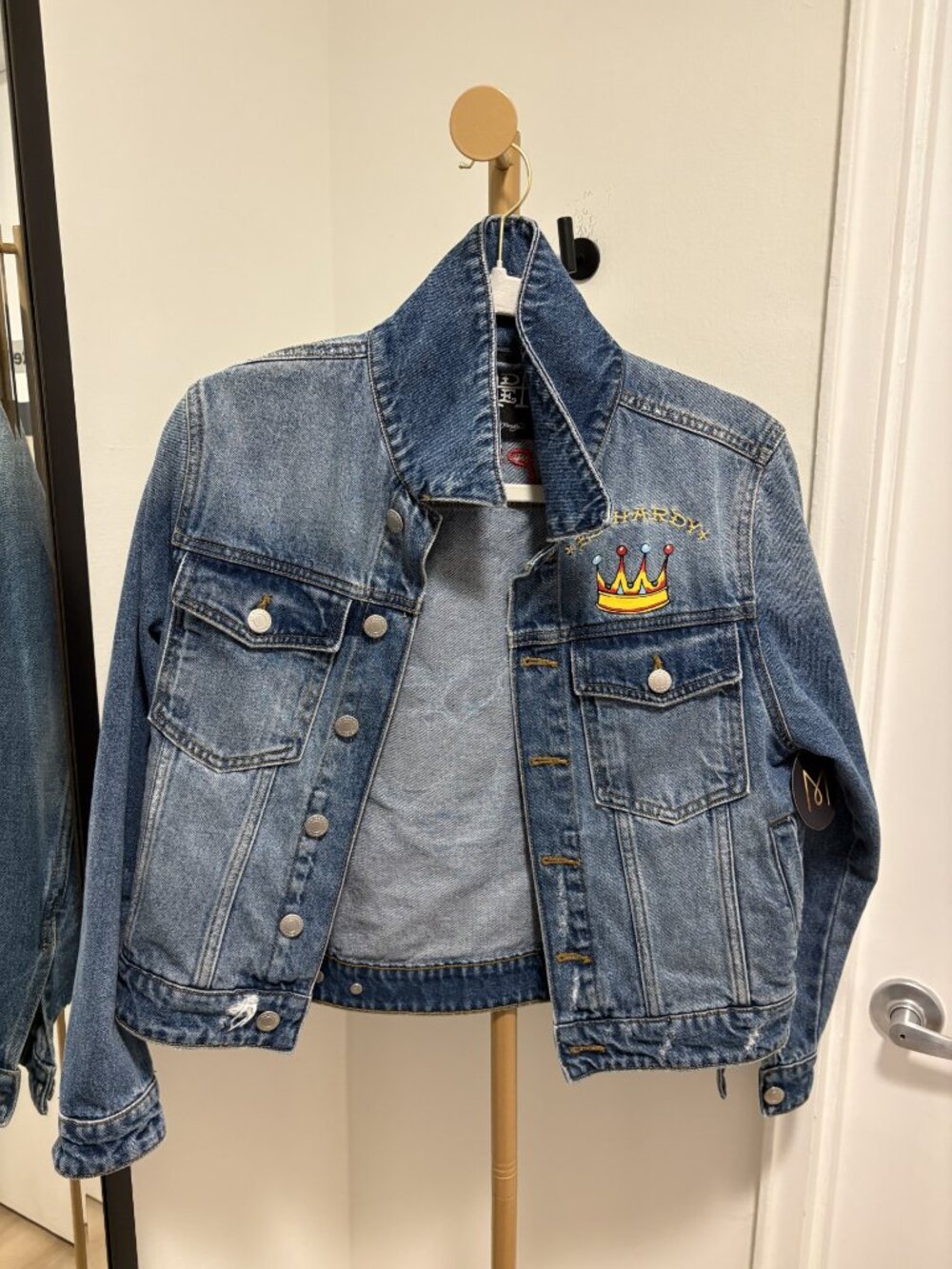 Ed Hardy Jean Jacket size small